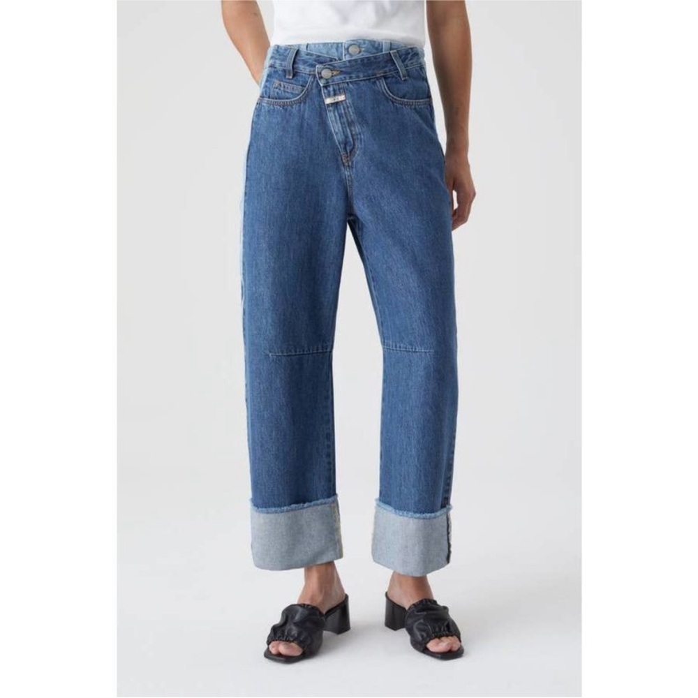 CLOSED Sustainable Denim Avery Turn Up Hem Jeans Size 34